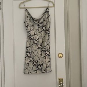 Satin silk dress